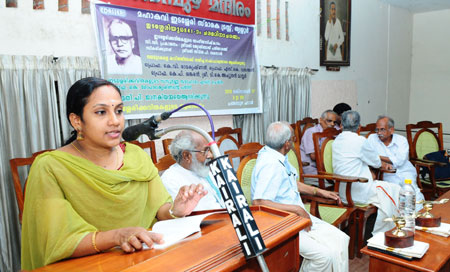 Smitha Rajeeve reciting Edasseri Poem