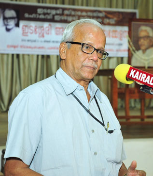 Prof. K.V. Ramakrishnan speaking