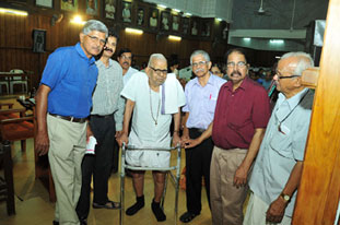 E.Madhavan,Suresh K. Warriyar, Mahakavi Akkitham, Dr.E. Divakaran, E. Harikumar and Prof.K.V. Ramakrishnan