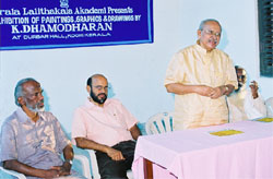 Artist Yesudasan, President of Kerala Lalitha Kala Akademi